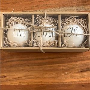 Rae Dunn ornament set